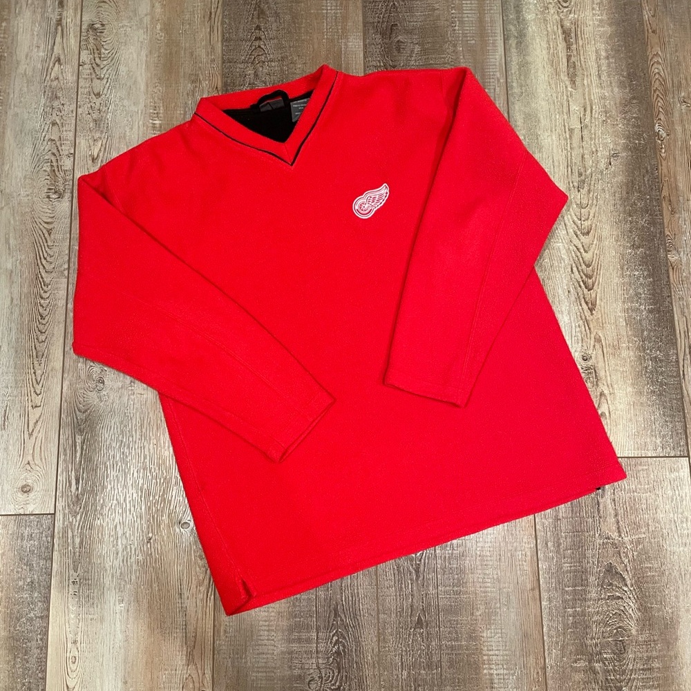 Vintage 90s Detroit Red Wings NHL Pro Edge Sweatshirt